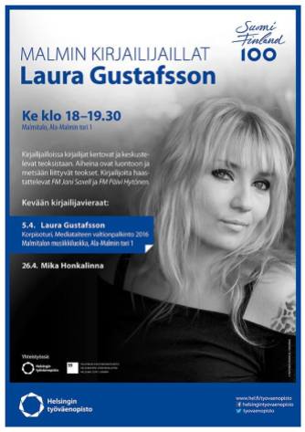 Malmin kirjailijavieraat: Laura Gustafsson