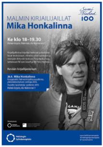 Malmin kirjailijavieraat: Mika Honkalinna